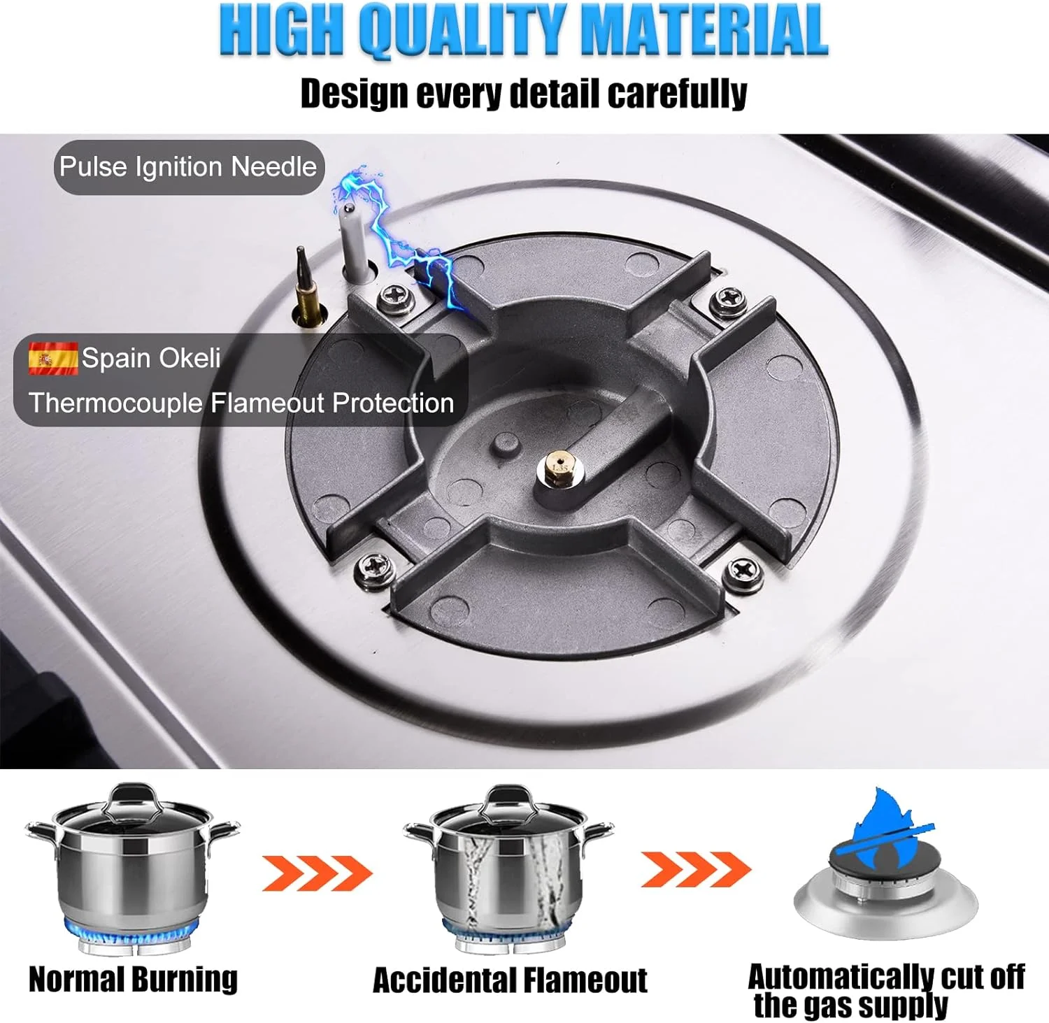 Tabaray Propane Gas Cooktop 30