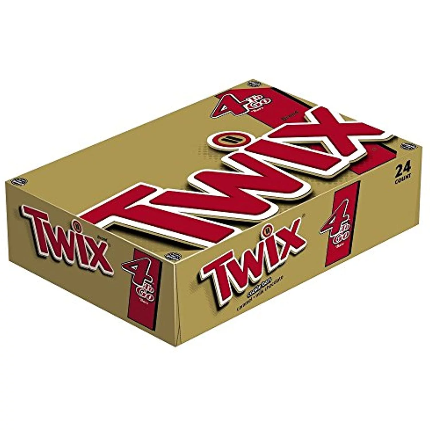 Twix--Sharing Size Candy Bars--Classic Caramel Chocolate Cookie Bar Candy--Crunchy--24-3.02Oz. Bars