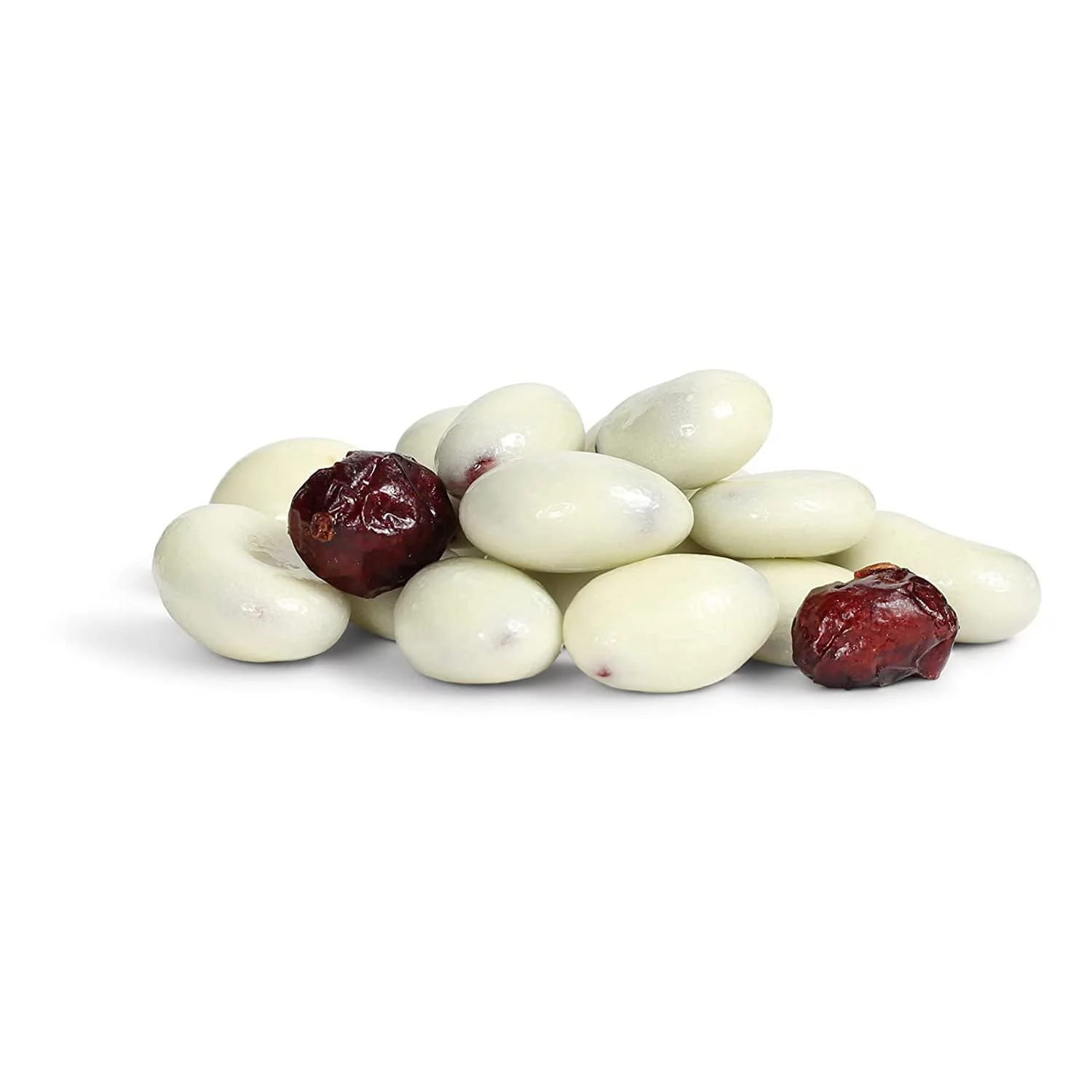 Gourmet White Chocolate Covered Cranberries by Its Delish, 5 lbs Bulk Bag  White Milk Chocolate Coated Cranberries, Healthy Snacks Chocolate Fruit, USA Made, Kosher Dairy