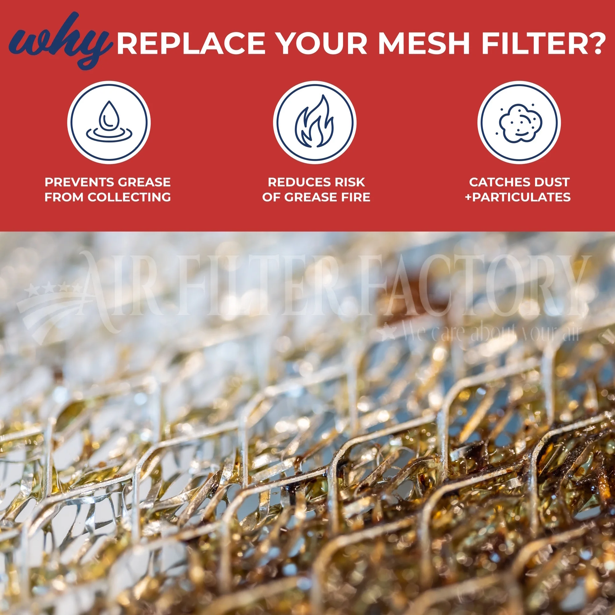 2-Pack Air Filter Factory 12-1/4 x 17-1/4 x 3/8 Range Hood Aluminum Grease Filters