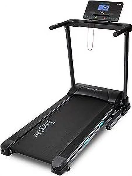 SereneLife Folding Exercise Running Treadmill Machine, Upgraded Electric Motorized Exercise Equipment with 36 Pre-set Program, 15 Incline Level, Bluetooth Music and App support for Home Gym or Office