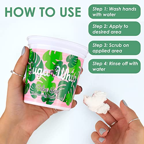 Primal Elements Sugar Scrub, Exfoliating Sugar Whip, Face and Body Cleanser, Moisturizer, Gingerbread, 10 oz Package