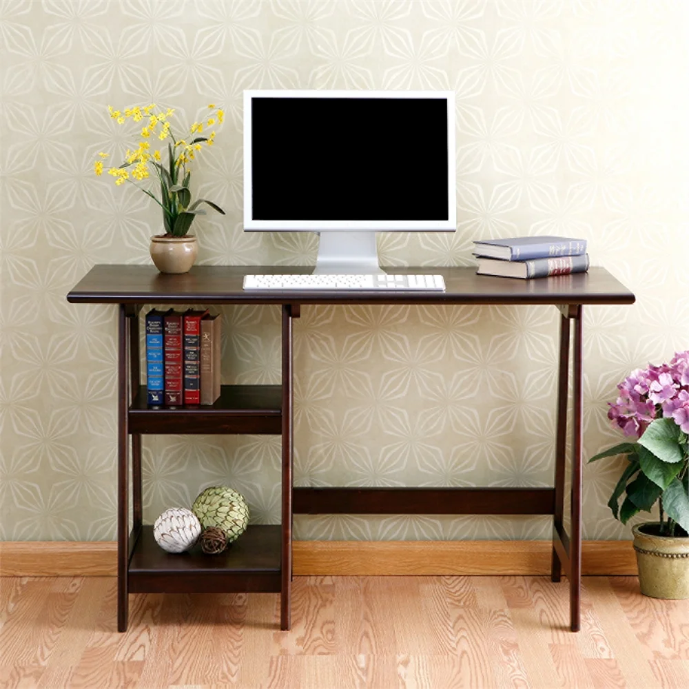 SEI Furniture Gavin Desk in Espresso