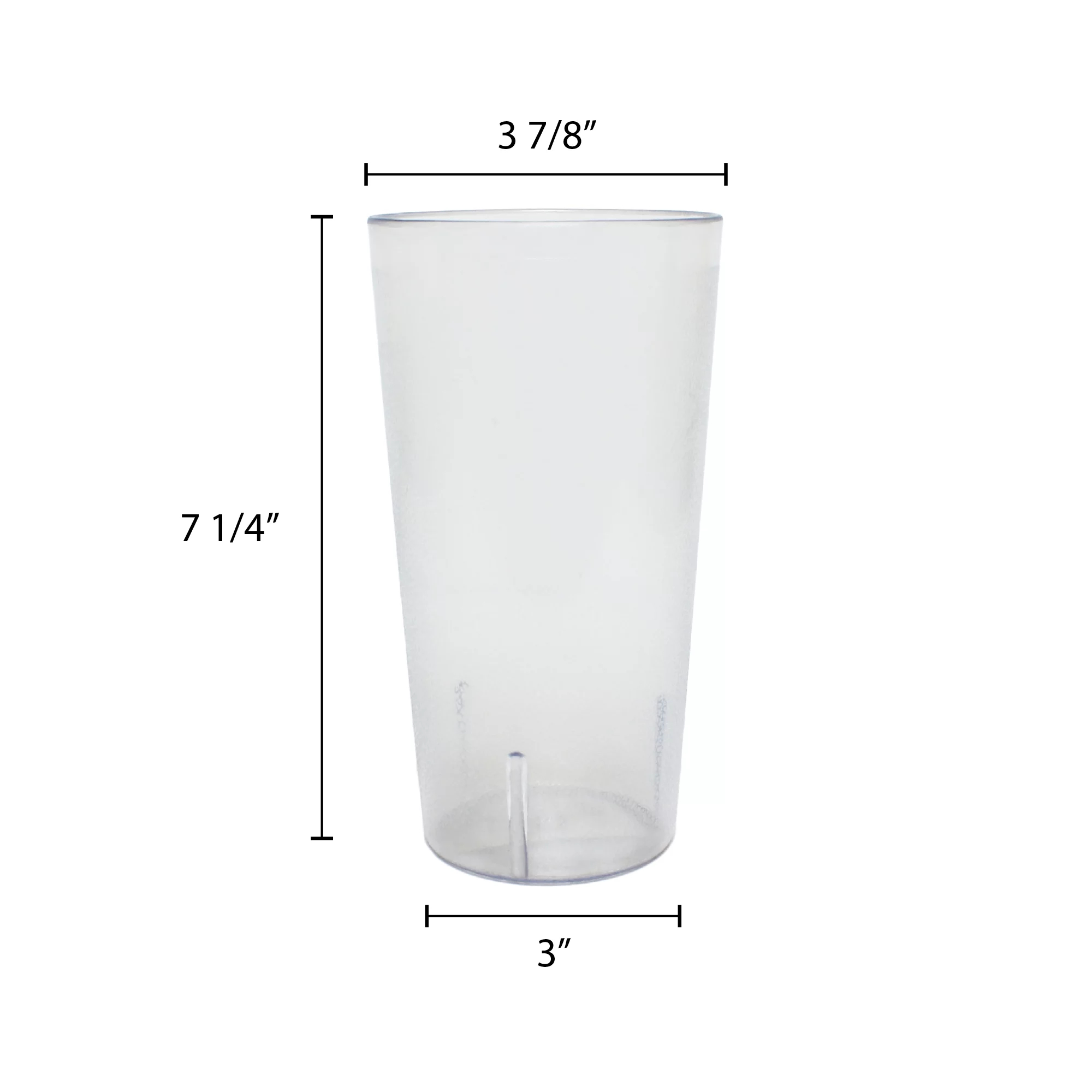 Excellante 32 oz tumbler tall, clear, comes in dozen