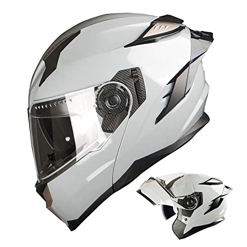 1Storm Motorcycle Modular Full Face Helmet DOT Adults Street Bike Flip up Dual Visor Sun Inner Shield Anti Fog Pinlock Ready Shield: Flower Purple