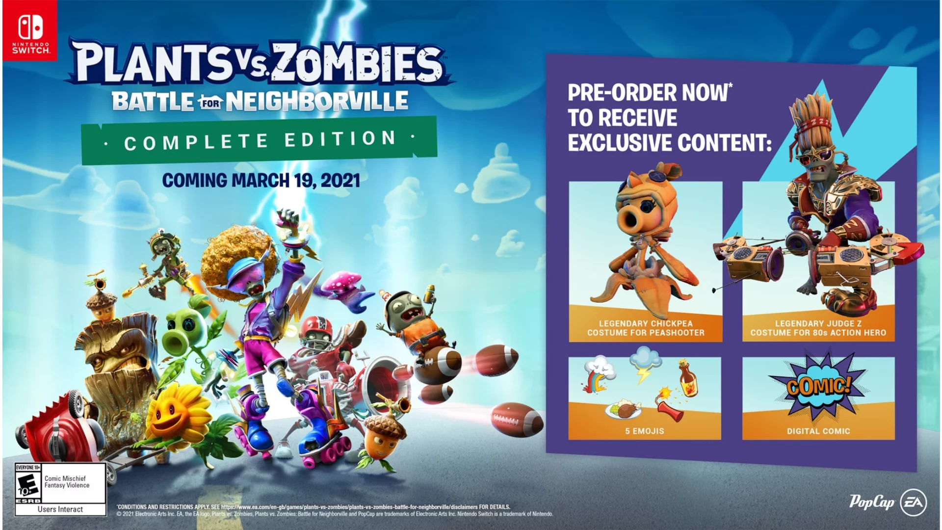 Plants vs. Zombies: Battle for Neighborville Complete Edition - Nintendo Switch