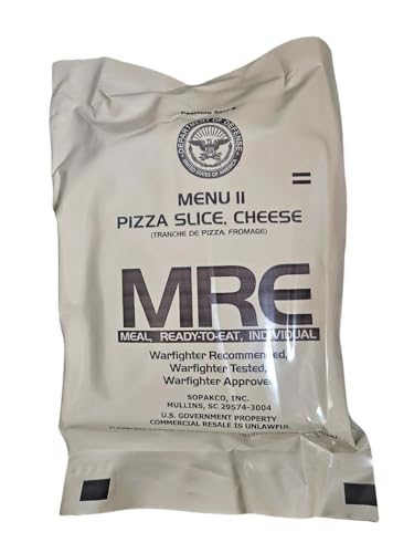 6 Packs Vegetarian Meal Ready to Eat (MRE) Military Issue Field Ration Survival Food