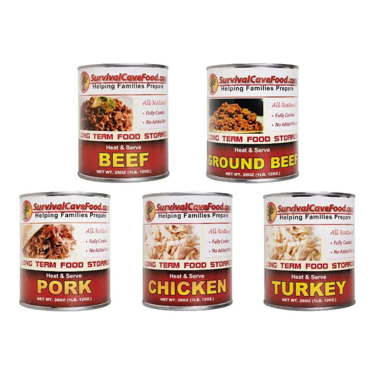 Survival Cave - Mixed Case 28 oz- 12 cans