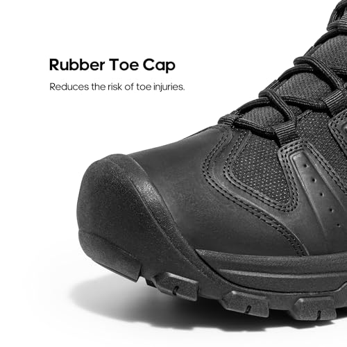 NORTIV 8 Men's Mid Hiking Boots Waterproof Outdoor Trekking Backpacking Camping Shoes