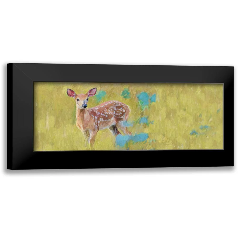 Butcher, Sarah 14x8 Black Modern Framed Museum Art Print Titled - Beau Deer
