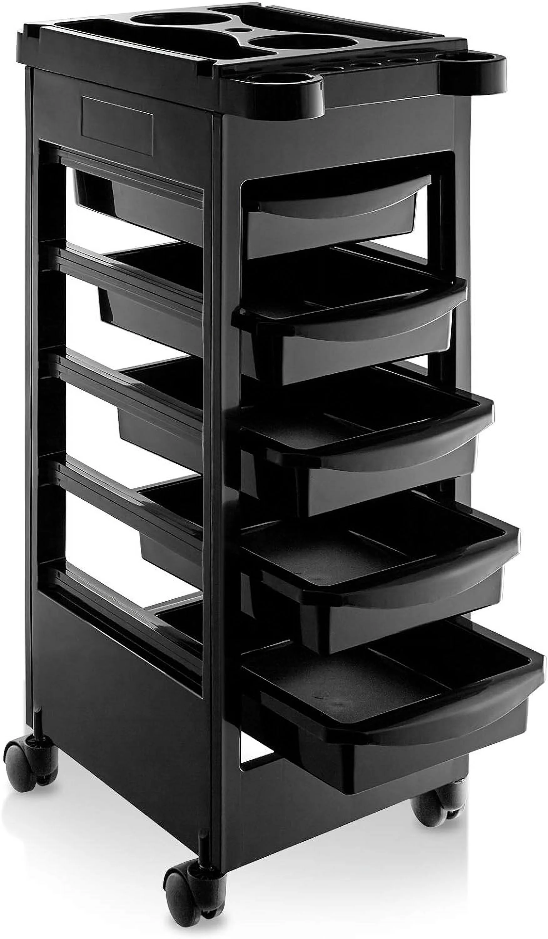 Beauty Salon Rolling Trolley Cart With 5 Drawers