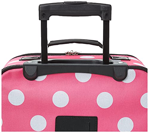 Rockland Fashion Expandable Softside Upright Luggage Set, Charcoal, 2-Piece (14/19)