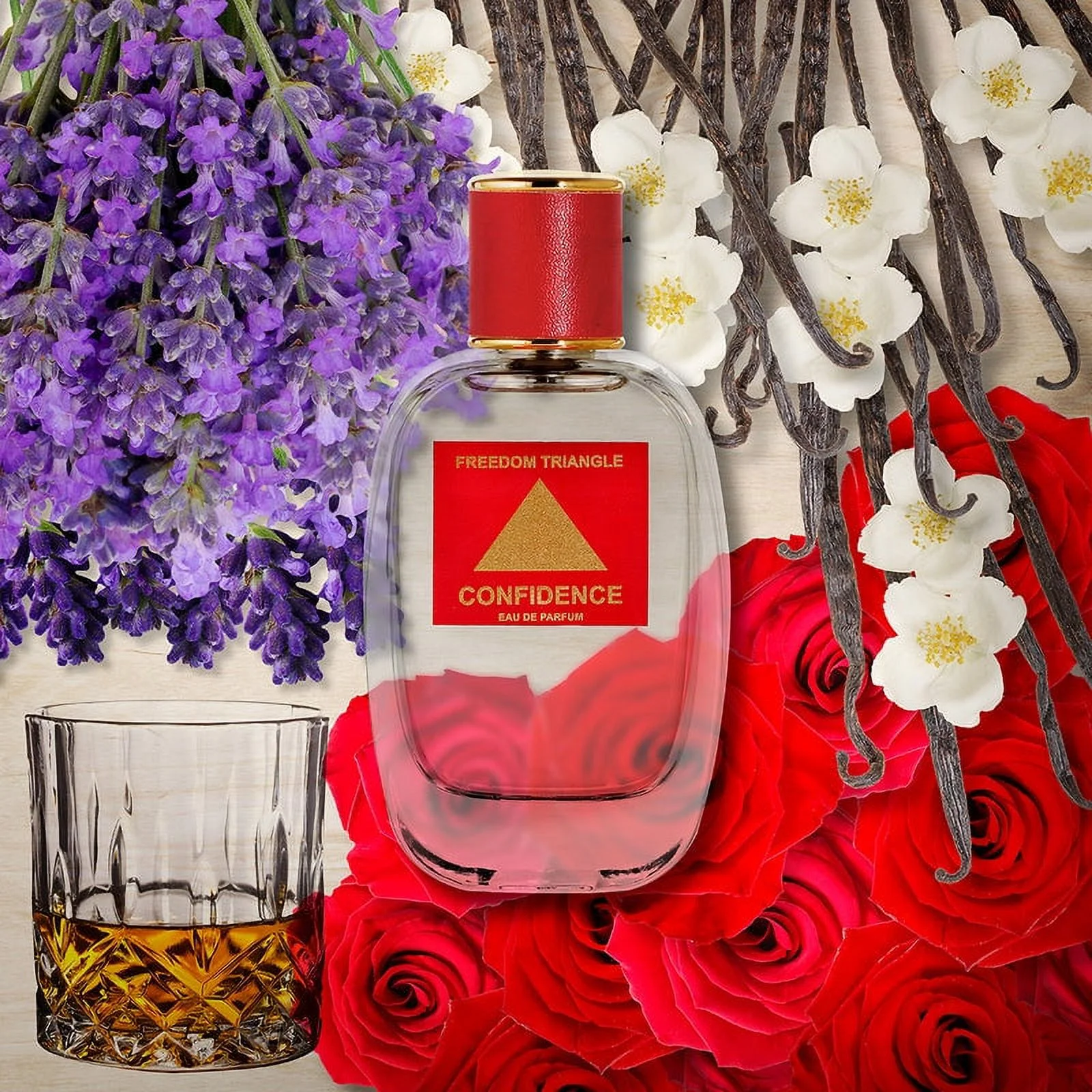 CONFIDENCE Eau de Parfum EDP Natural Spray Triangle Women's Fragrance