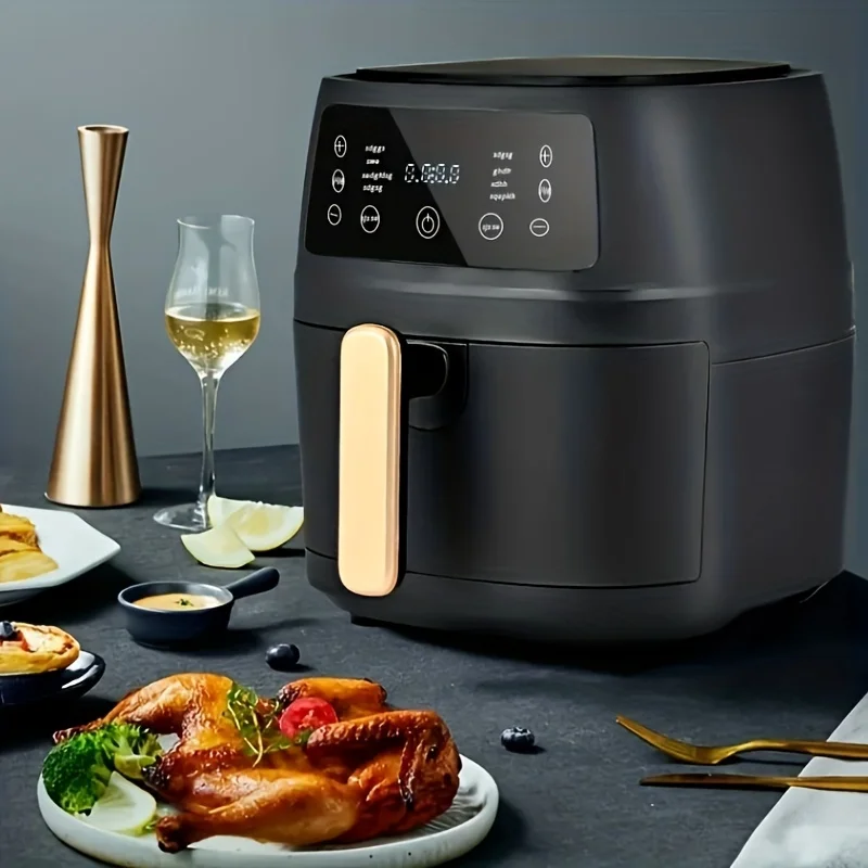 Air Fryer That Crisps  Roasts  Reheats  & Dehydrates  For Quick  Easy Meals  6 Quart Capacity  & High Gloss Finish  110V