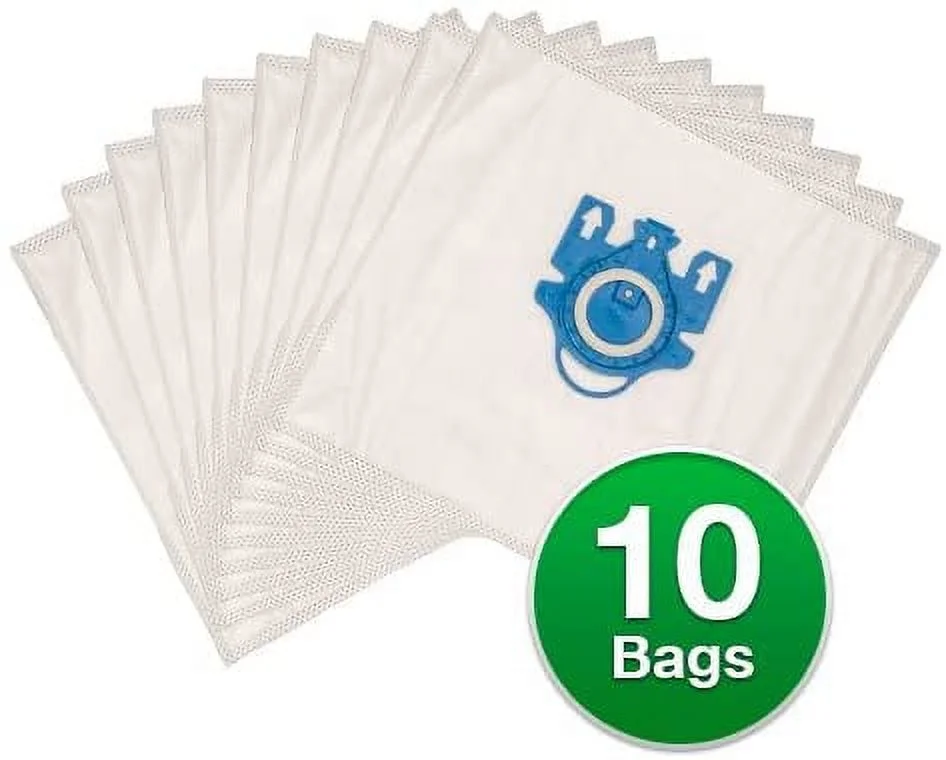 Miele Vacuum Bags Type FJM With 4 Filters Fits Canisters Models 10PK # C205