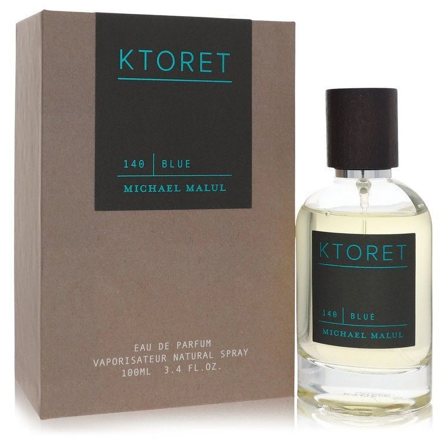 Ktoret 140 Blue by Michael Malul Eau De Parfum Spray - 140 ml - Fresh Citrus Burst