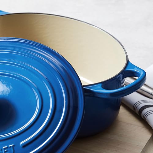 Le Creuset Signature 8-quart Oval Dutch Oven with Copper Knob - Enameled Cast Iron (Marseille)