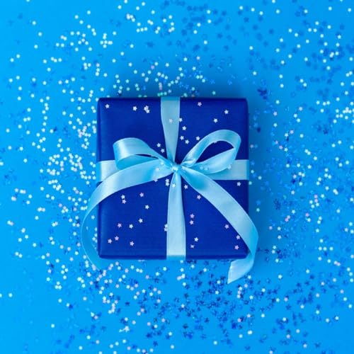 Vanhench Black Wrapping Paper, 17.5