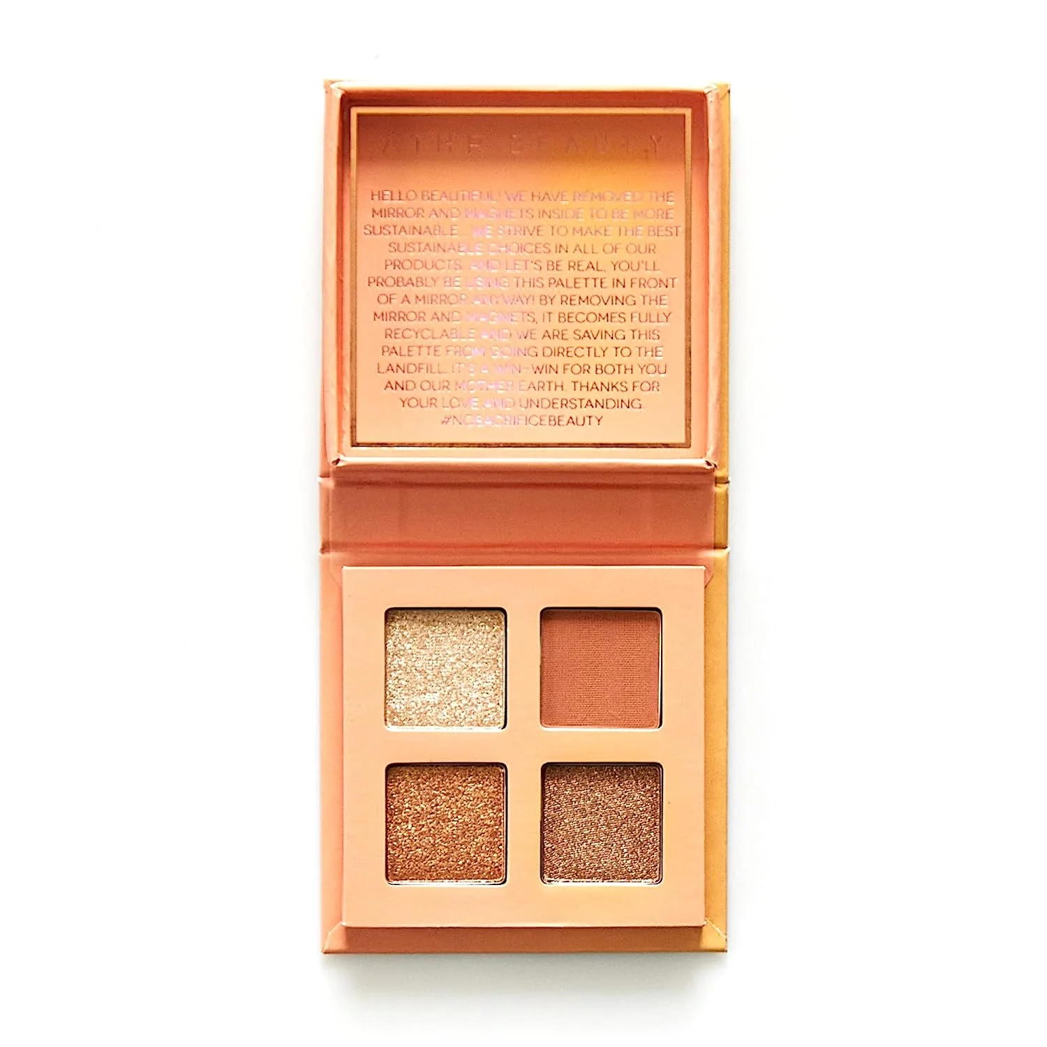 ATHR Beauty ĀTHR Citrine Crystal Eyeshadow Quad | 4 Shades | Clean, Organic, Vegan, Cruelty-Free  and  Recyclable