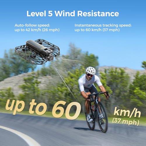 X1 PROMAX 8K Action Flying Camera, Foldable Drone with Camera with 42 KM/H Follow Speed, 10+ Fully Automatic Flight Modes, Fly Anywhere with OmniTerrain, SmoothCapture 2.0(Cycling Combo)
