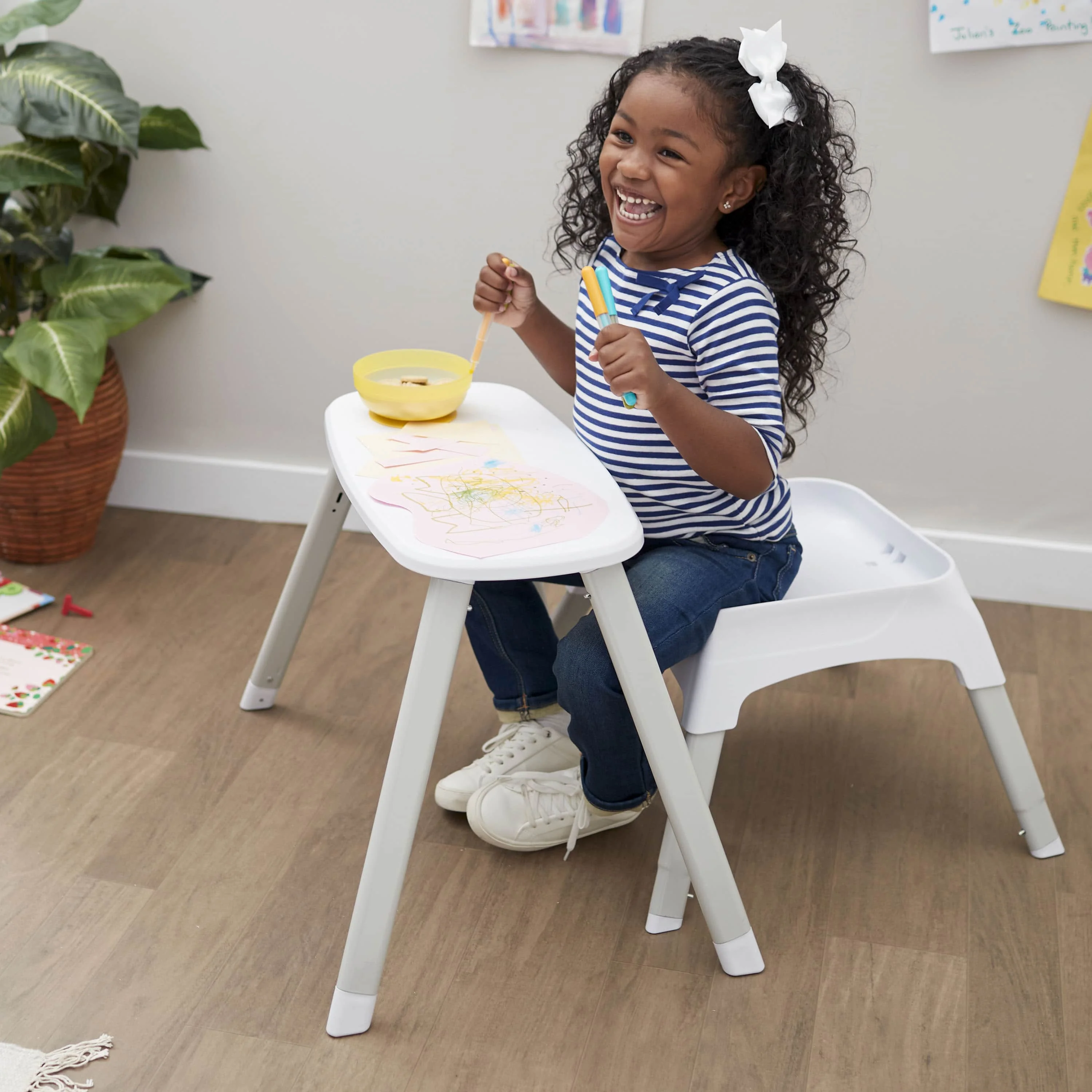 Safety 1st Grow and Go Rotating High Chair, Soft Ash