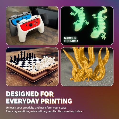 OVERTURE PLA Filament 1.75mm PLA 3D Printer Filament, 2kg Cardboard Spool (4.4lbs), Dimensional Accuracy +/- 0.02mm, Fit Most FDM Printer (Black 2-Pack)