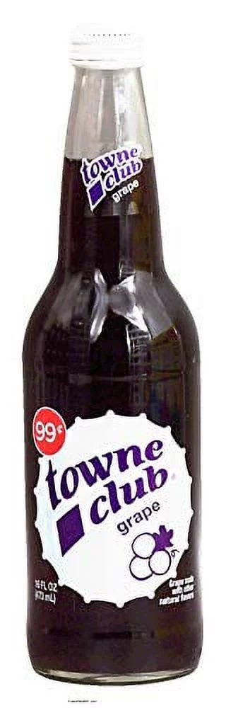 Grape Soda With Other Natural Flavors 16 Fl Oz Glass Bottle