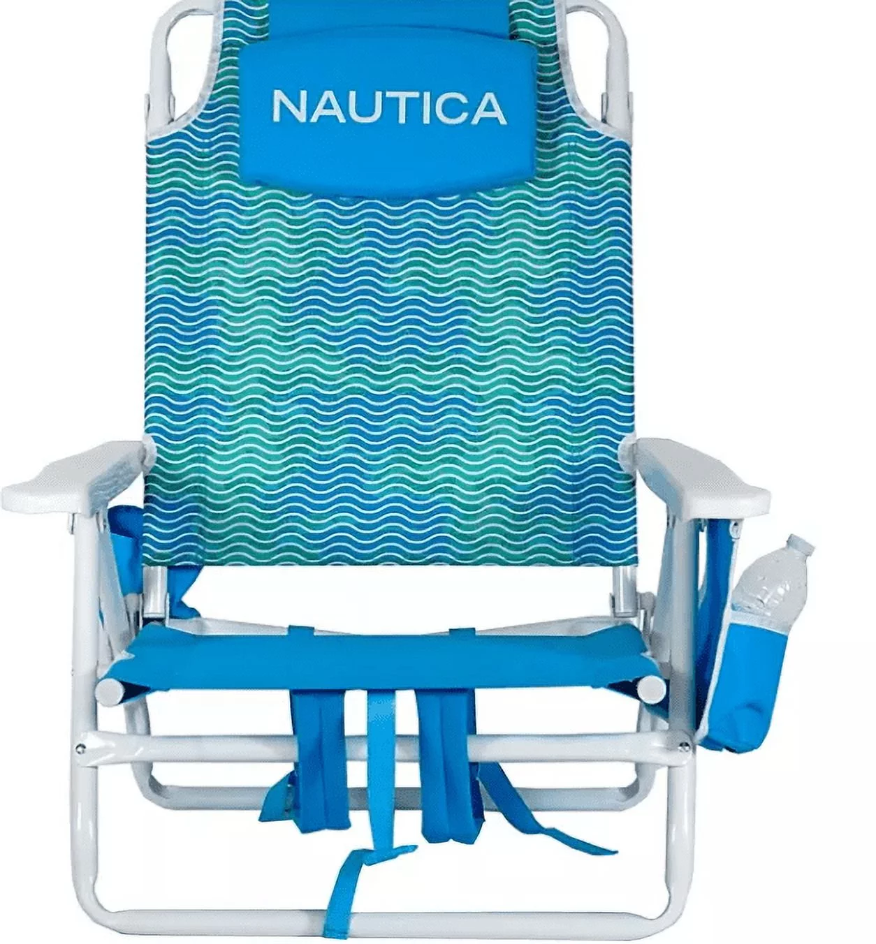 Nautica 5-Position Lay Flat Portable Beach Backpack Chair (Bayside)