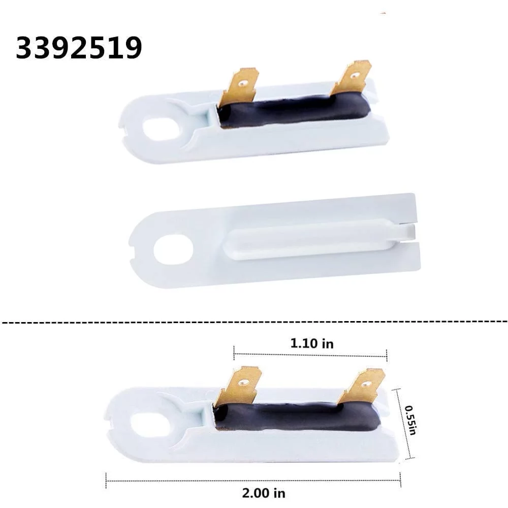 8544771 Dryer Heating Element Kit - Thermal Fuse & Thermostat Replacement 279816 279973 3392519 Compatible with Maytag, Kenmore,Kitchen,Whirlpool
