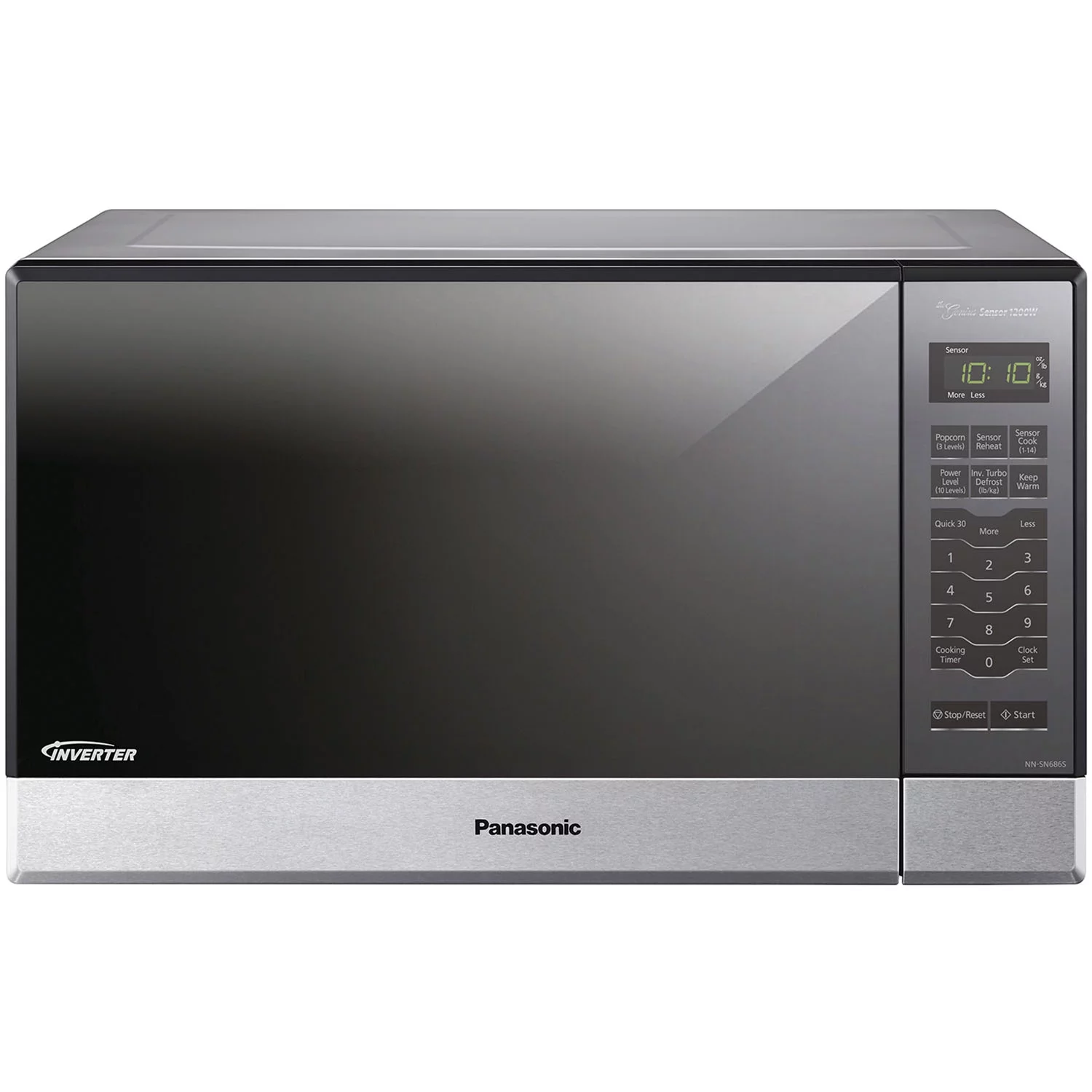 Panasonic 1.2 Cu. Ft. Countertop / Built-In Microwave Oven, 1200W Inverter Power and Genius Sensor