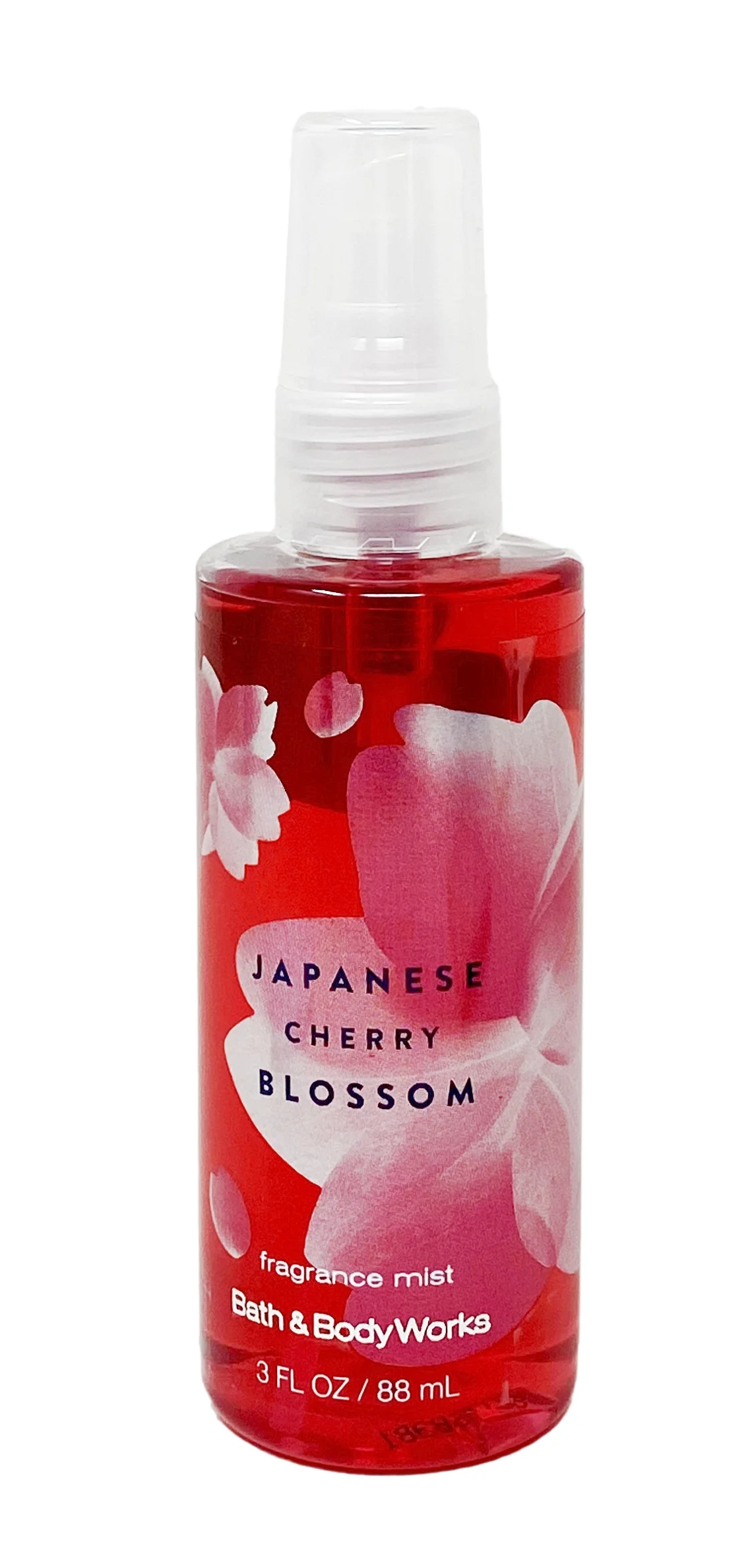 Bath & Body Works Japanese Cherry Blossom - Trio Gift Set Travel Size - Fragrance Mist, Body Cream and Shower Gel With a Himalayan Salts Springs Sample Soap.