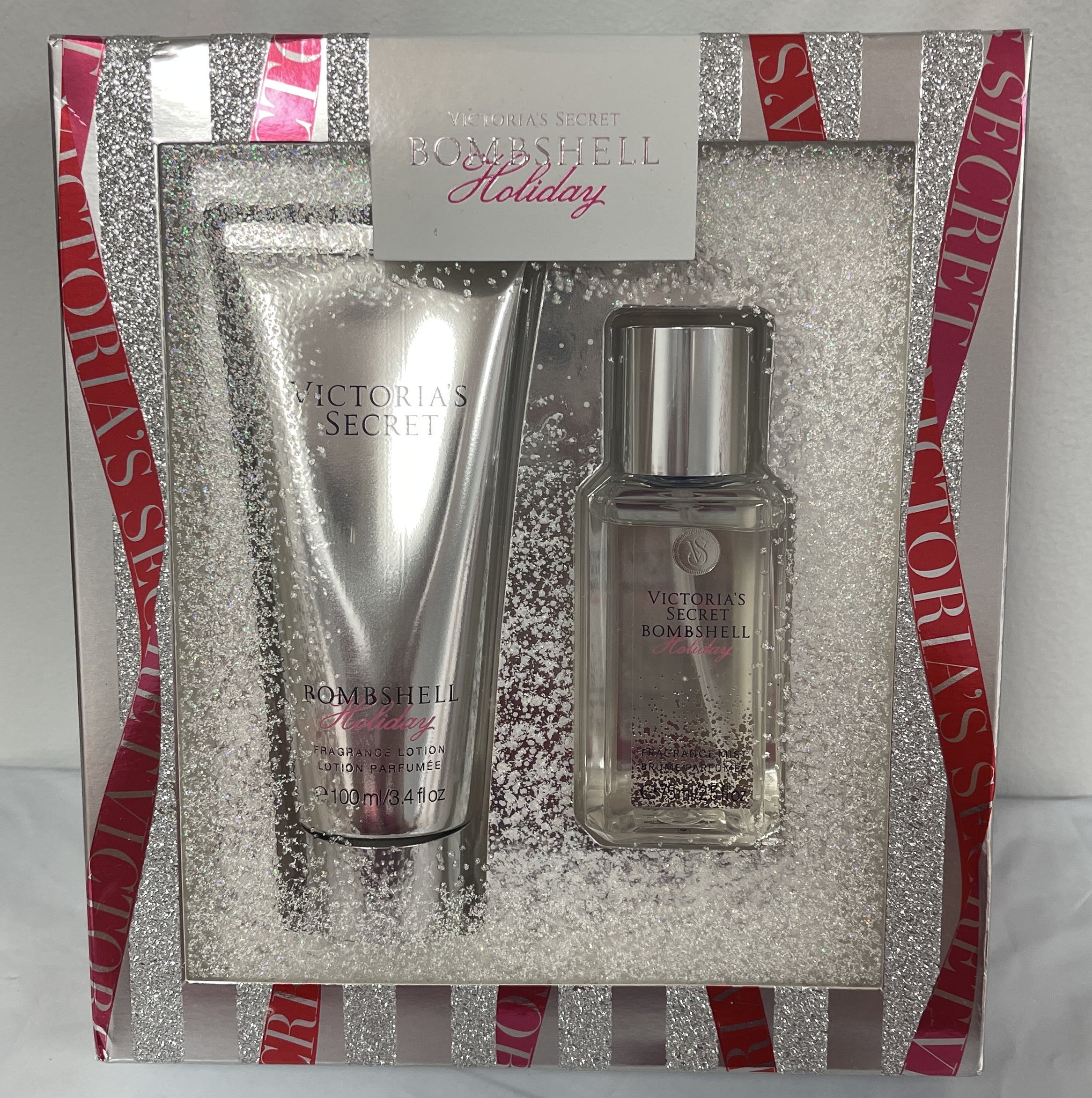 Victoria’s Secret Bombshell Holiday Mist and Lotion Gift Set 2 Piece