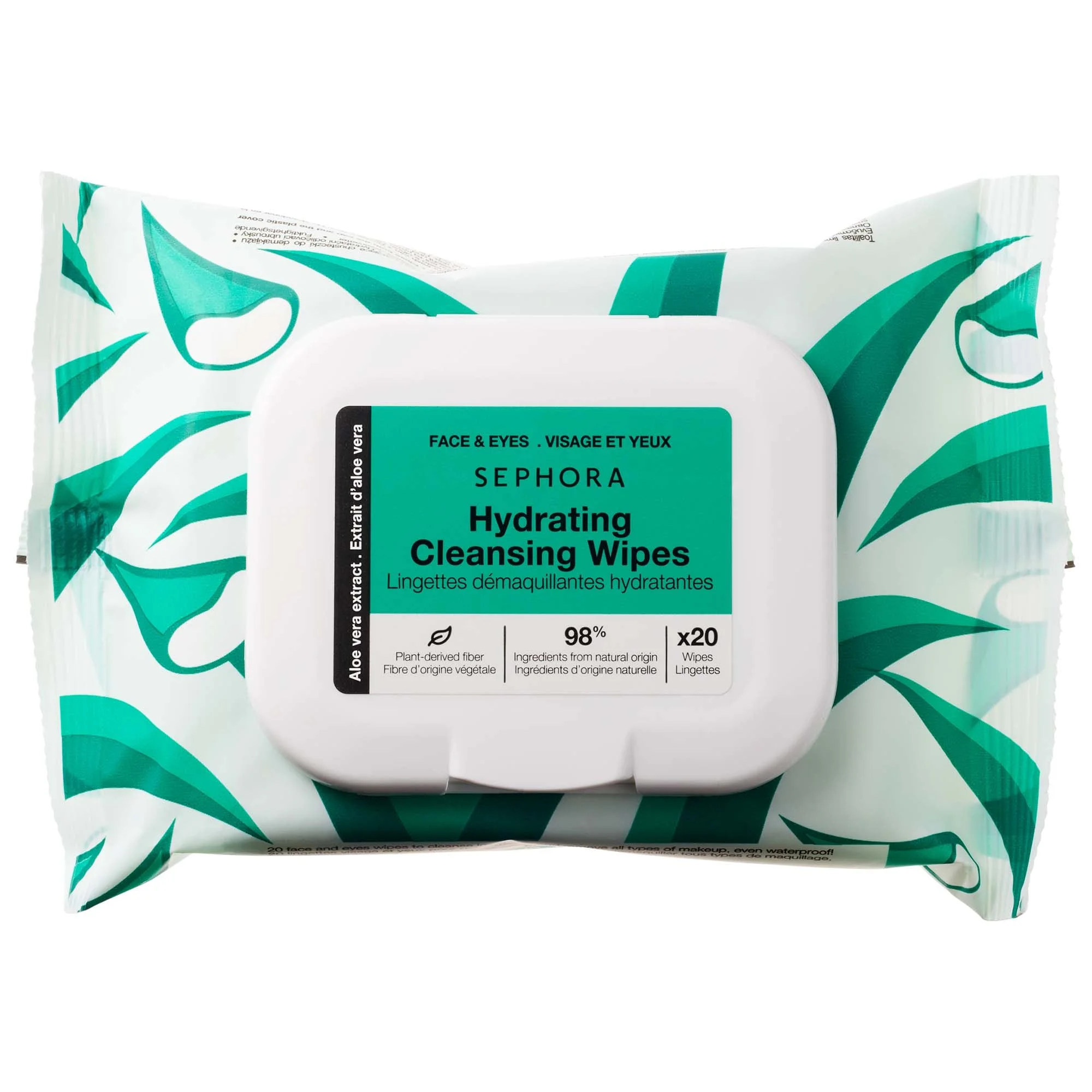 SEPHORA COLLECTION Cleansing + Exfoliating Wipes - Aloe