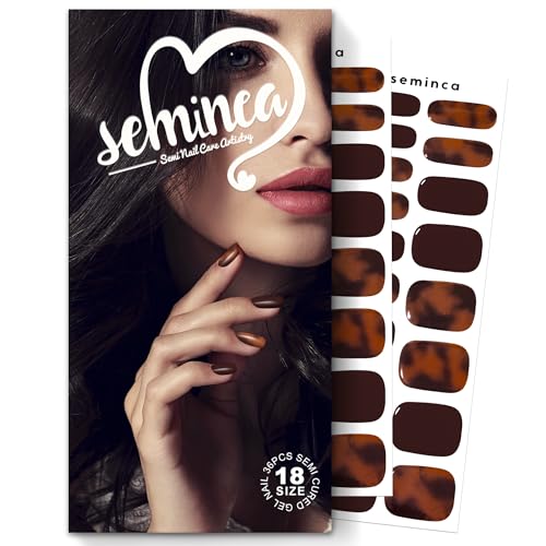 Semi Cured Gel Nail Strips-Easy Apply Christmas Gel Nail Stickers Holiday Semi Cured Manicure Strips with Sparkling Xmas Designs (Classic Yule)