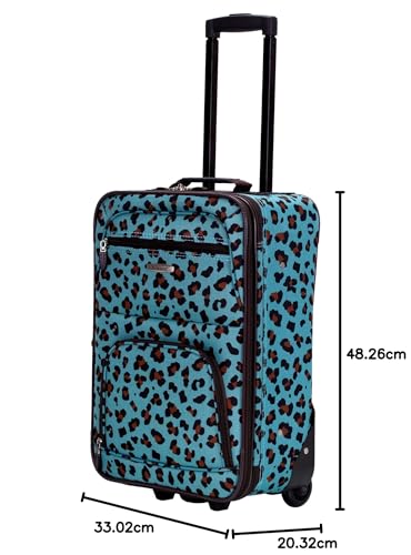 Rockland Fashion Expandable Softside Upright Luggage Set, Charcoal, 2-Piece (14/19)