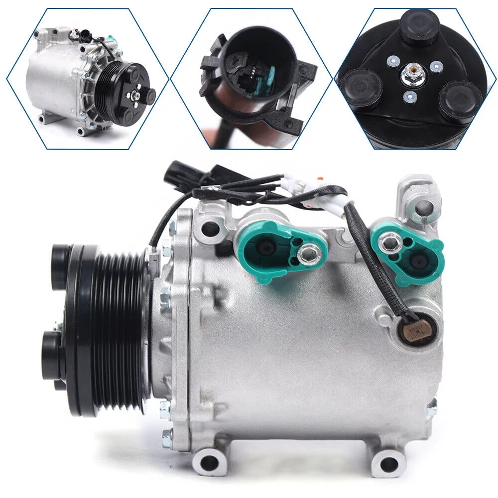 SHZICMY Air Conditioner Compressor with Clutch for Mitsubishi Lancer Outlander 2.4L 2004-06