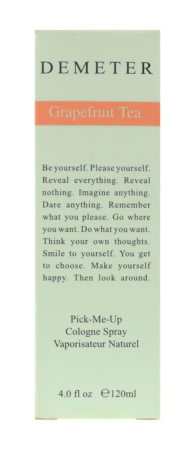 Demeter Grapefruit Tea Pick Me Up Cologne Spray 4.0Oz/120ml In Box