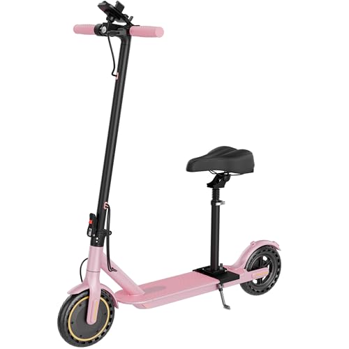 Electric Scooter, Folding E Scooter for Adults with Seat, 350W Motor, 8.5