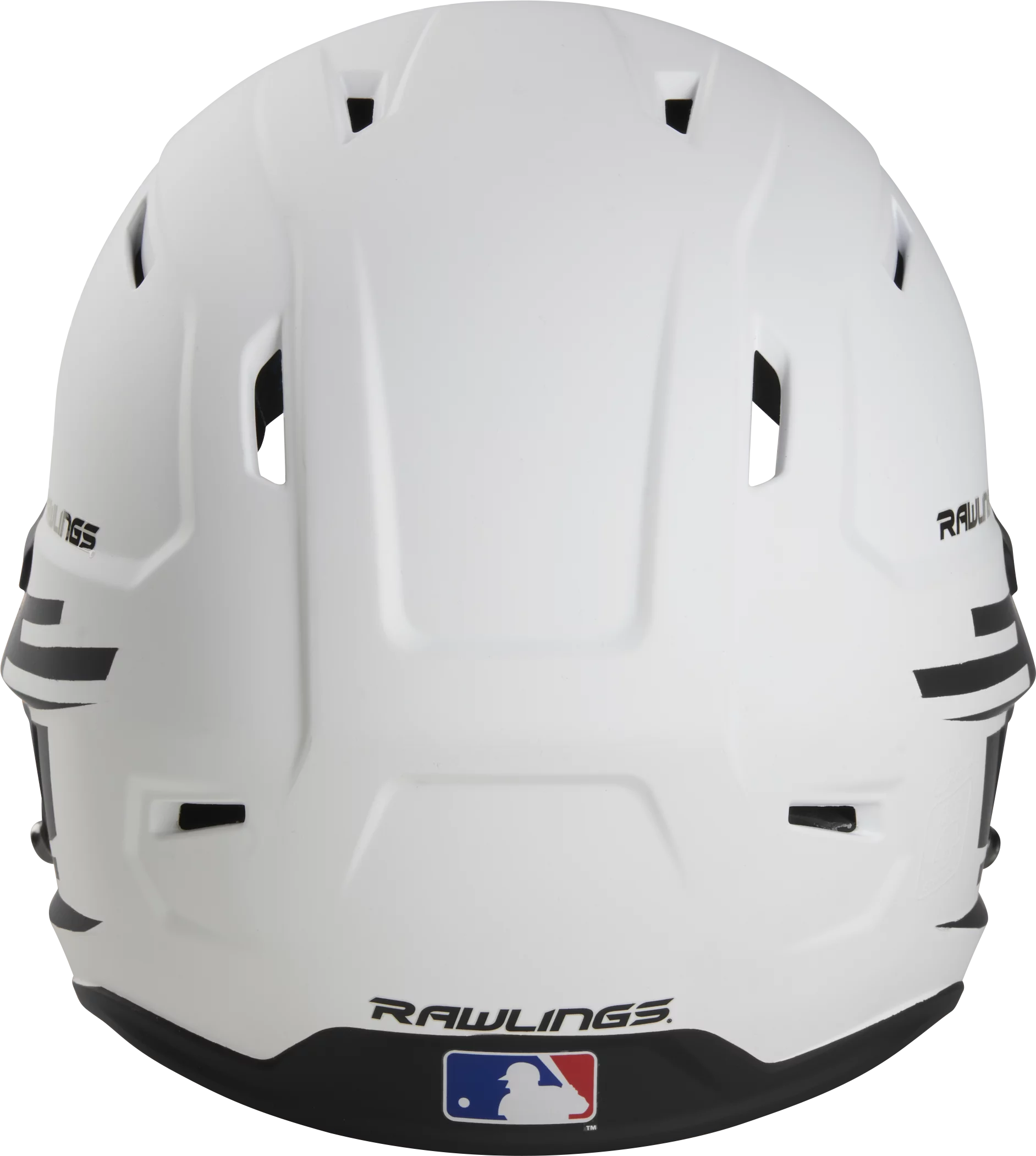 Rawlings Mach Ice Softball Batting Helmet, Senior | White/Black | Senior