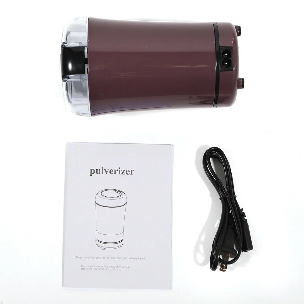 DENEST Electric Coffee Bean Grinder Nut Seed Herb Grind Spice Crusher Mill Blender 150W(Black)