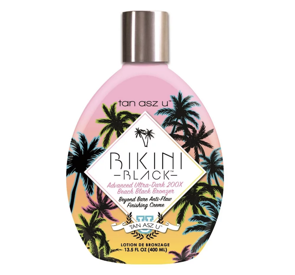 Tan Asz U BIKINI BLACK Advanced Ultra Dark 200x Black Bronzer 13.5 oz