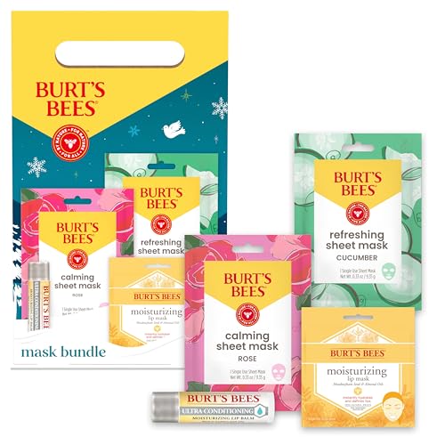 Burt's Bees Gifts Ideas - Classics Set, 6 Products in Giftable Tin – Cuticle Cream, Hand Salve, Lip Balm, Res-Q Ointment, Hand Repair and Foot Cream