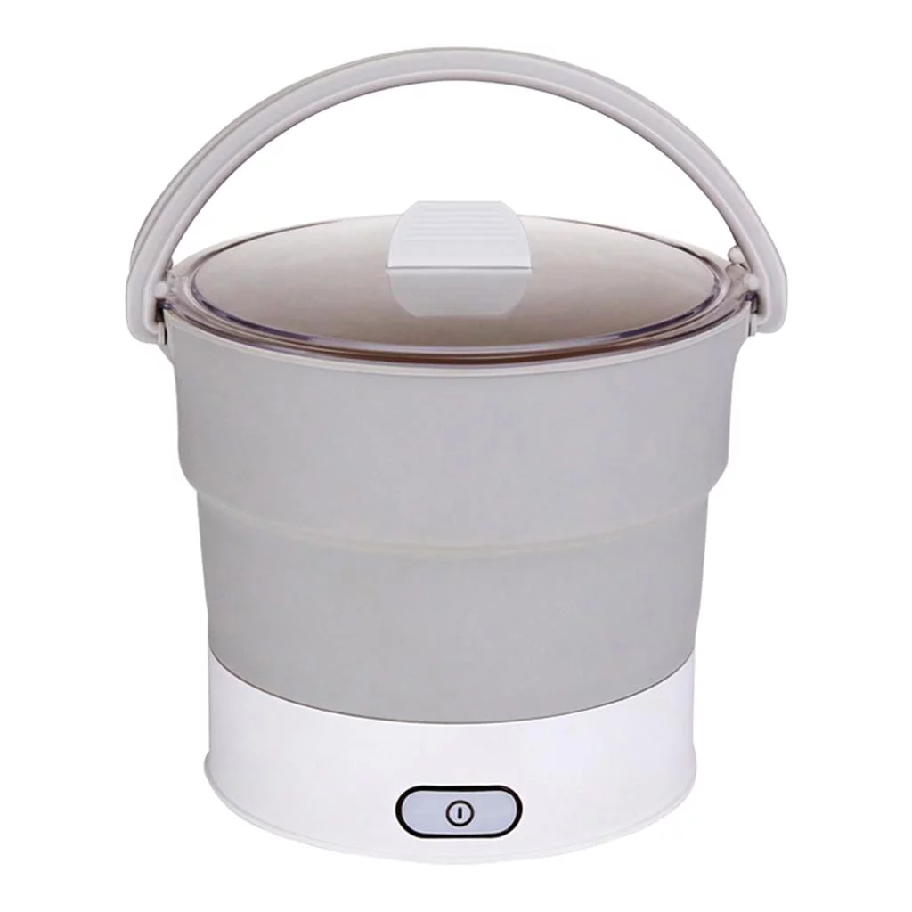 Electric Hotpot Cooker Kettle Steamer for Dormitory Traveling easy to clean