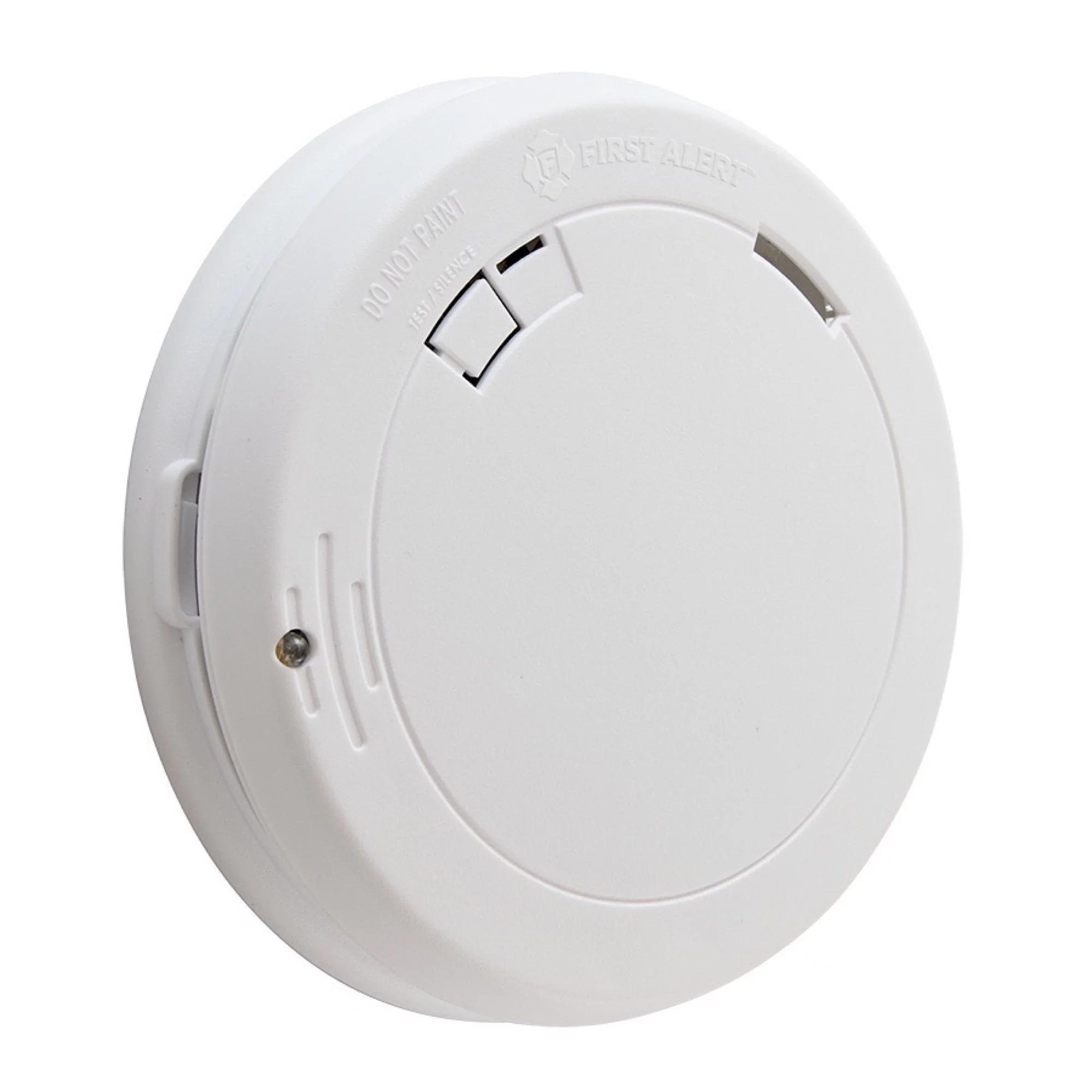 First Alert 10-Year Battery Photoelectric Smoke Alarm, Slim Profile with Escape Light