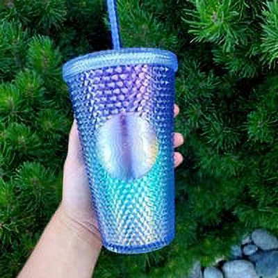 Studded Blue Ombre Tumbler - Starbucks 2021 Summer Collection 16 oz