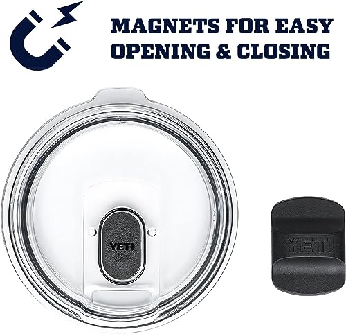 YETI Rambler Lowball, Vacuum Insulated Stainless Steel Stackable Lowball with MagSlider Lid, Stainless Steel, 10 oz (296 ml)