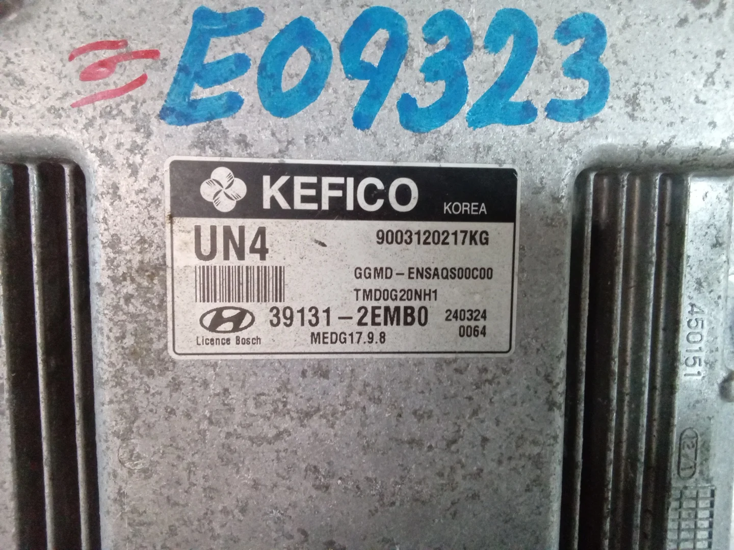 Pre-Owned 2014 Hyundai Elantra 2.0 California Emission Electronic Control Module OEM LKQ (Good)