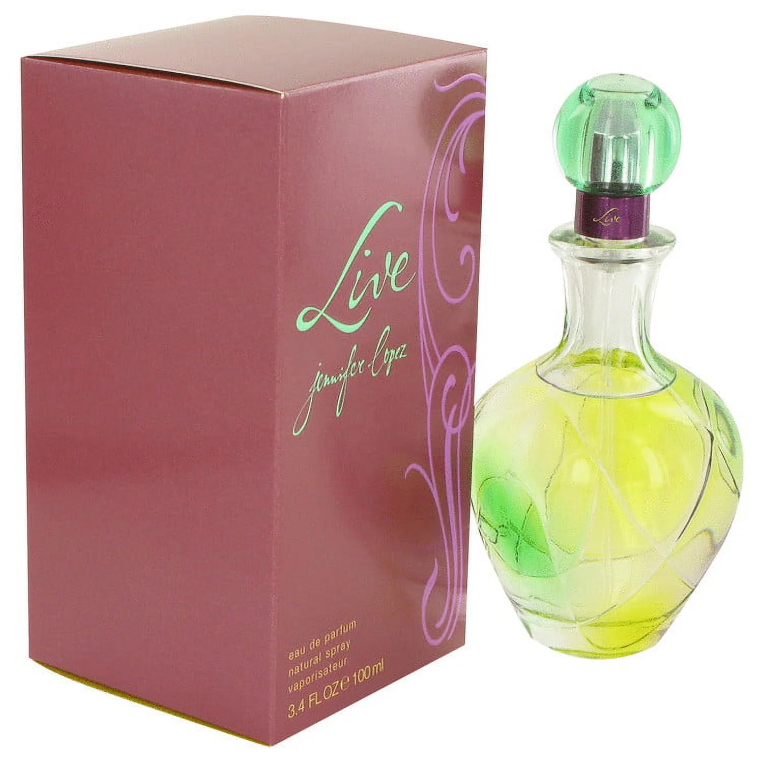 Live by Jennifer Lopez Eau De Parfum Spray 3.4 oz For Women