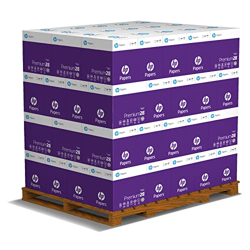 HP Paper Printer | 8.5 x 11 Paper | Premium 32 lb | 1 Ream - 500 Sheets | 100 Bright | Made in USA - FSC Certified | 113100R