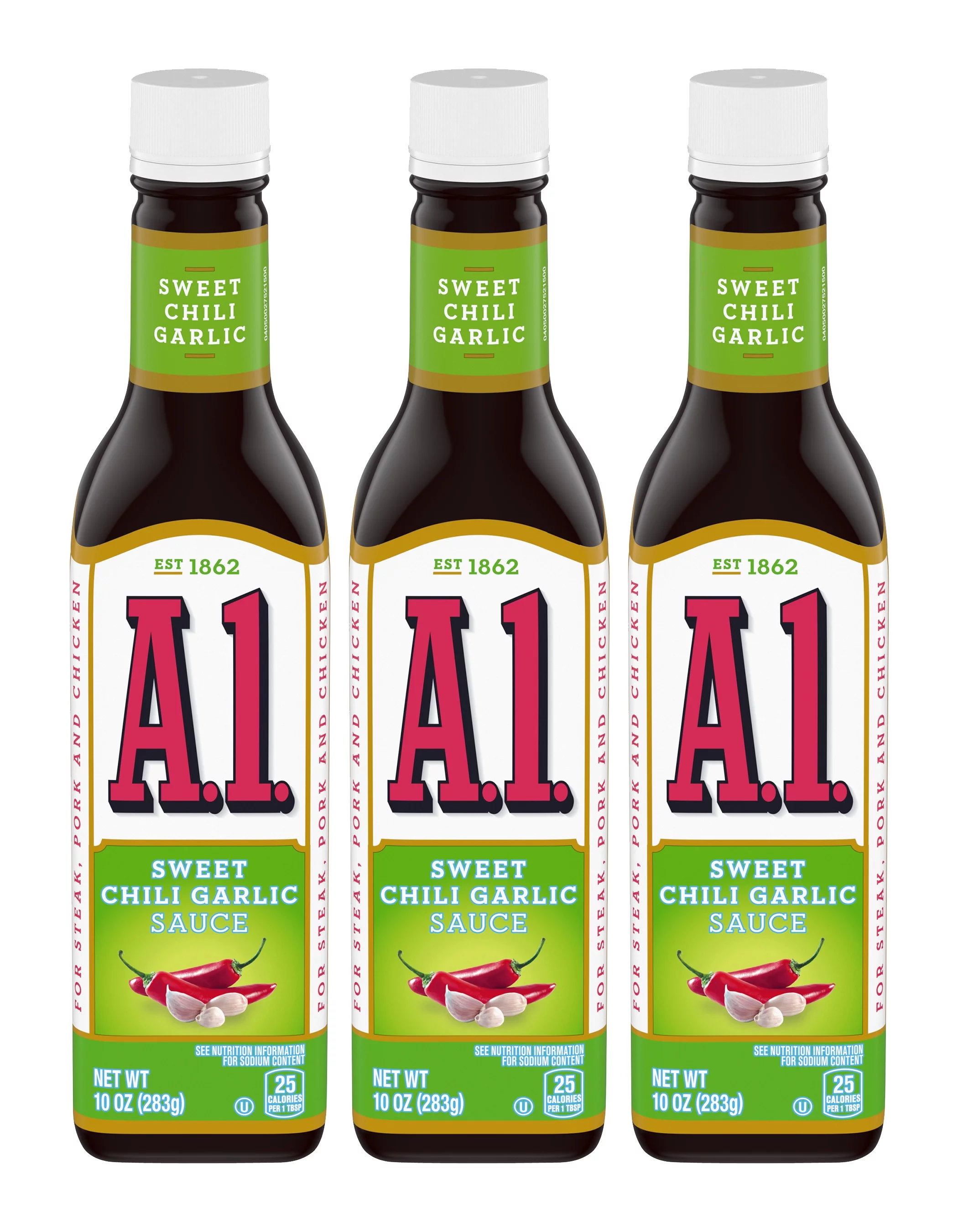A.1. Sweet Chili Garlic Sauce, 10 oz Bottle (3-Pack)